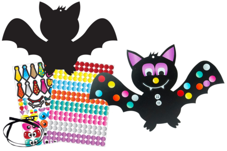 suspensiones murciélagos - Kits creativos de Halloween – 10doigts.fr