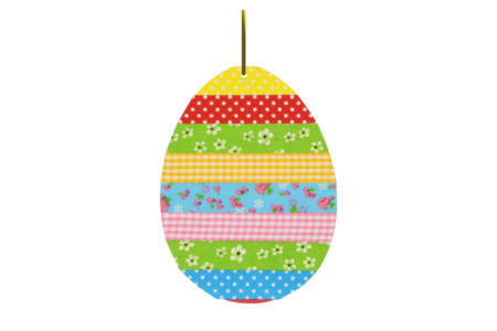 White Cardboard Eggs for Hanging - 6 pcs - 10 - Easter Decor Supports - 10doigts.com - Easter Decor Supports – 10doigts.fr