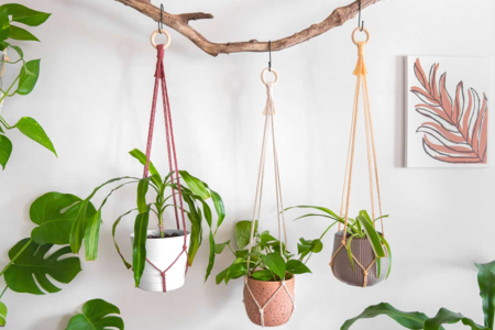 suspensiones macramé anillos de madera - Abalorios Madera – 10doigts.fr