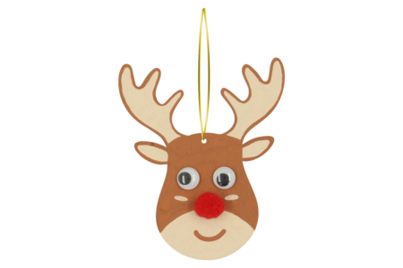 Christmas Reindeer Ornaments - 6 Pieces - 4 - Christmas Creative Kits for Children - 10doigts.com - Christmas Creative Kits for Children – 10doigts.fr