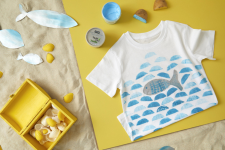 camiseta tactilcolor  - Pintura gouache con los dedos: el despertar creativo desde la más tierna edad – 10doigts.fr