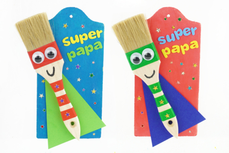 Super Dad Brush - 4 - Father's Day Crafts - 10doigts.com - Father's Day Crafts – 10doigts.fr