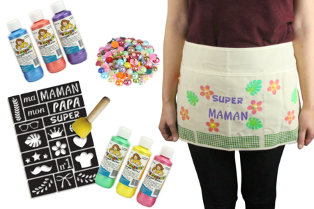 Summer Apron for Mom - 2 - Mother's Day Crafts - 10doigts.com - !! Old tutorials to delete !! – 10doigts.fr