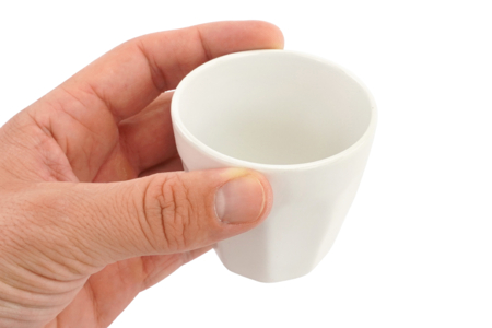 taza de café blanca personalizable - Soportes de cerámica para decorar – 10doigts.fr