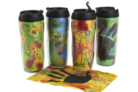 Thermal Mug with Lid - 6 - Transparent Plastic - 10doigts.com - Transparent Plastic – 10doigts.fr
