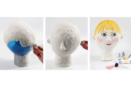 Paper Mâché Paste - 400 g - 4 - Paper Mâché - Self-Hardening Dough - 10doigts.com - Paper Mâché - Self-Hardening Dough – 10doigts.fr