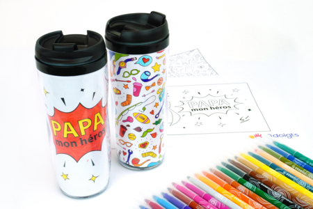 Taza isotérmica Día del Padre - Manualidades día del padre – 10doigts.fr