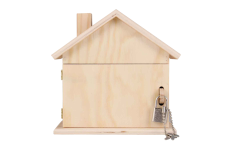 Wooden House Piggy Bank - 1 - Wooden Objects for the Home - 10doigts.com - Wooden Objects for the Home – 10doigts.fr