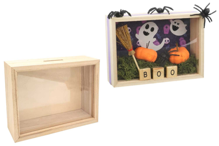 Wooden and Plexiglass Piggy Bank - 5 - Wooden Office Items - 10doigts.com - Wooden Office Items – 10doigts.fr