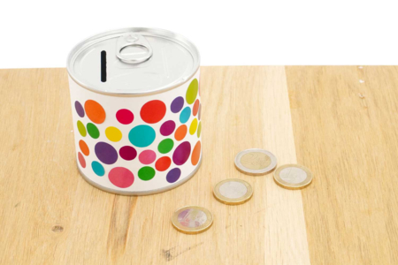 Tin Can Piggy Bank - 2 - Decorative Boxes - 10doigts.com - Decorative Boxes – 10doigts.fr