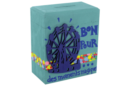 Rectangle Wooden Money Box - 4 - Wooden Office Items - 10doigts.com - Wooden Office Items – 10doigts.fr