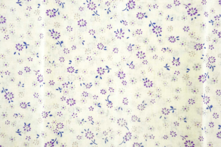 tela de algodón flores moradas - Telas en ofertas – 10doigts.fr