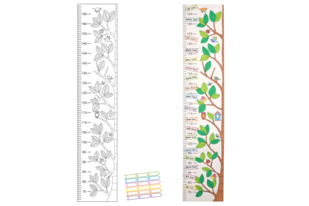Toise para colorear en cartón fuerte - Libros para colorear y dibujos – 10doigts.fr