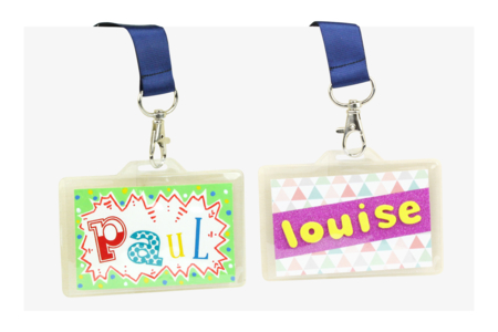 Personalizable Lanyards - 6 Pieces - 2 - Transparent Plastic - 10doigts.com - Transparent Plastic – 10doigts.fr