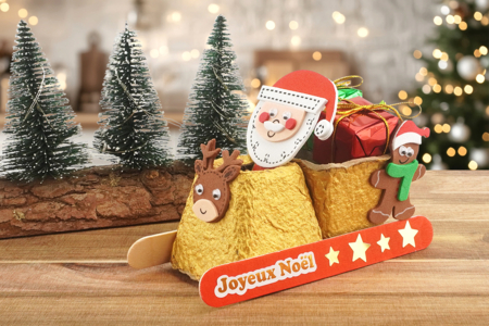 Father Christmas's Sleigh - 4 - Christmas Craft Activities - 10doigts.com - Christmas Craft Activities – 10doigts.fr