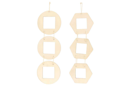 Photo Frame Trios - 2 Sets (6 Frames) - 3 - Wooden Photo Frames - 10doigts.com - Wooden Photo Frames – 10doigts.fr