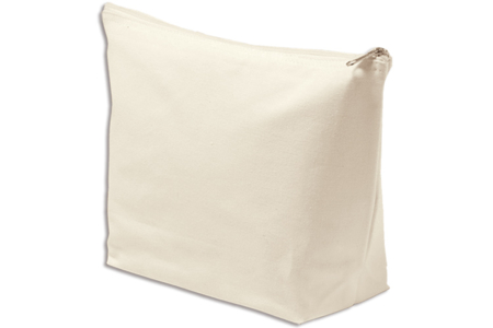Natural Cotton Jewelry Pouch with Zipper Closure - 1 - Mother's Day Crafts - 10doigts.com - Mother's Day Crafts – 10doigts.fr