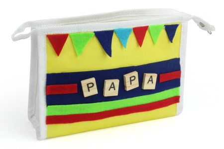 Cotton Toiletry Bag, 20 cm - 2 - Cotton, Linen - Textiles - 10doigts.com - Cotton, Linen - Textiles – 10doigts.fr