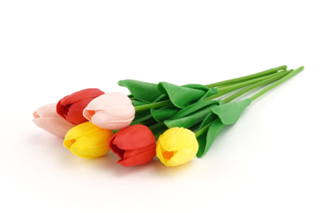 Tulipán artificial - Flores y hojas decorativas – 10doigts.fr