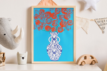 Peindre des roses avec une pochette plastique - 3 - Craft Activities for Grandmothers' Day - 10doigts.com - Craft Activities for Grandmothers' Day – 10doigts.fr