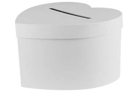 White Heart-Shaped Cardboard Box - 1 - Cardboard Boxes and Baskets - 10doigts.com - Cardboard Boxes and Baskets – 10doigts.fr