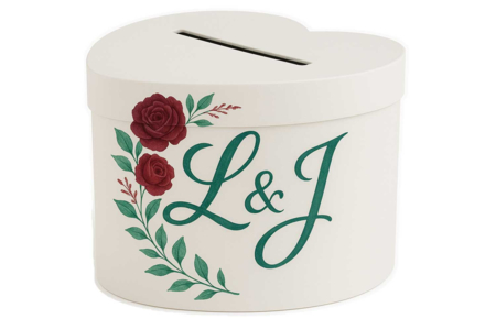 White Heart-Shaped Cardboard Box - 2 - Cardboard Boxes and Baskets - 10doigts.com - Cardboard Boxes and Baskets – 10doigts.fr
