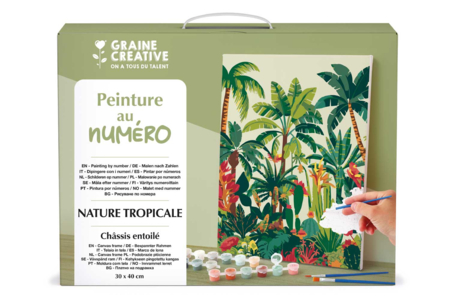 paint by number kit - tropical nature - Paint by Numbers – 10doigts.fr