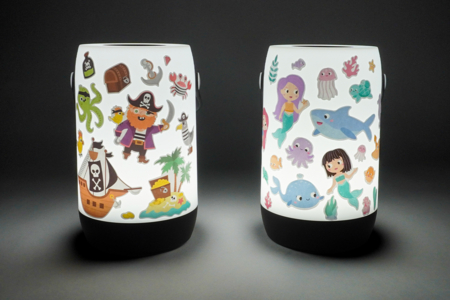 luz nocturna niños gomets - Actividades manuales Verano – 10doigts.fr