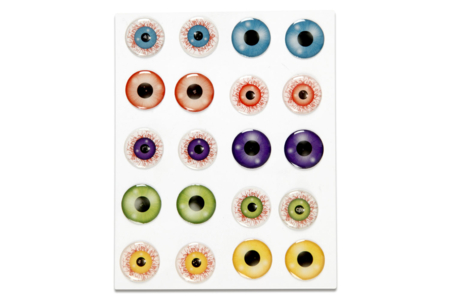 Ojos monstruos epoxy 3D- 20 pegatinas - Ojos móviles – 10doigts.fr