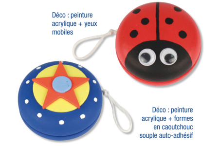 Yoyo de madera - Actividades manuales alrededor de los juegos para divertirse con juegos hechos a mano – 10doigts.fr