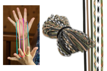 String Game - 6 Colored Cords "ARMY" - 1 - Playground Games: Activity Ideas for the Schoolyard - 10doigts.com - Playground Games: Activity Ideas for the Schoolyard – 10doigts.fr