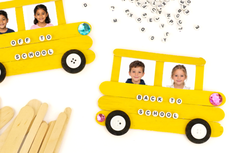 Children's Activities for Back to School Bus - Creative Activities for Back to School – 10doigts.fr