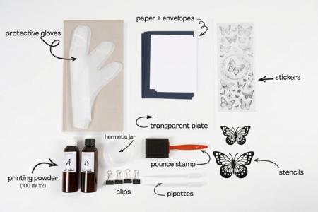 composition kit cyanotype - Cyanotype – 10doigts.fr