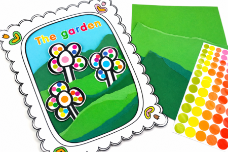 flower canvas - Summer Crafts – 10doigts.fr