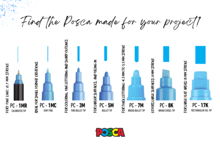 GUIDE POSCA - POSCA Markers – 10doigts.fr