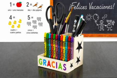 Portalápices regalo maestra fin de año - Ideas de regalos de fin de curso para maestras y profesores – 10doigts.fr
