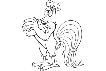 Printable coloring pages: Farm animals11 – 10 Doigts