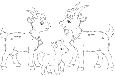 Dibujos para imprimir : Animales-granja8 – 10 Doigts