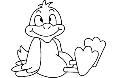 Dibujos para imprimir : Canard02 – 10 Doigts