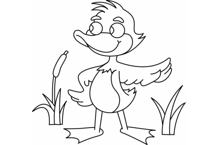 Dibujos para imprimir : Pato14 – 10 Doigts