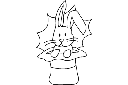 Dibujos para imprimir : Conejo02 – 10 Doigts