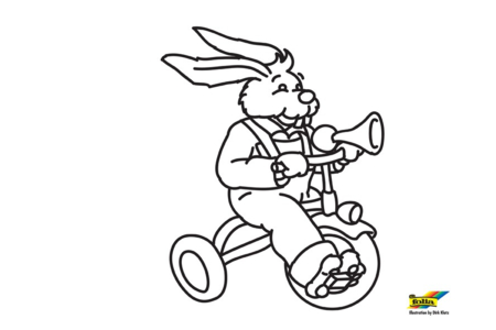 Dibujos para imprimir : Conejo49 – 10 Doigts