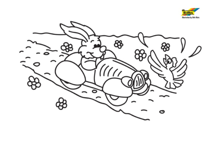 Dibujos para imprimir : Conejo68 – 10 Doigts