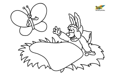 Dibujos para imprimir : Conejo81 – 10 Doigts