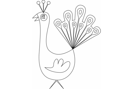 Dibujos para imprimir : Pavo02 – 10 Doigts