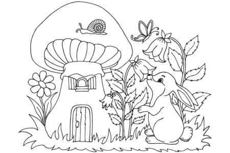 Dibujos para imprimir : Animales-bosque7 – 10 Doigts
