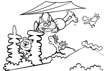 Dibujos para imprimir : Animales-bosque8 – 10 Doigts