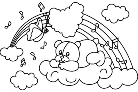 Dibujos para imprimir : Osito 012 – 10 Doigts