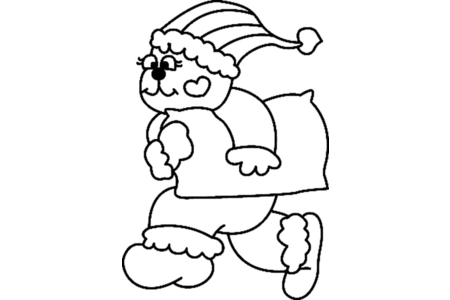 Dibujos para imprimir : Osito 021 – 10 Doigts