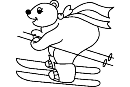 Dibujos para imprimir : Osito 047 – 10 Doigts